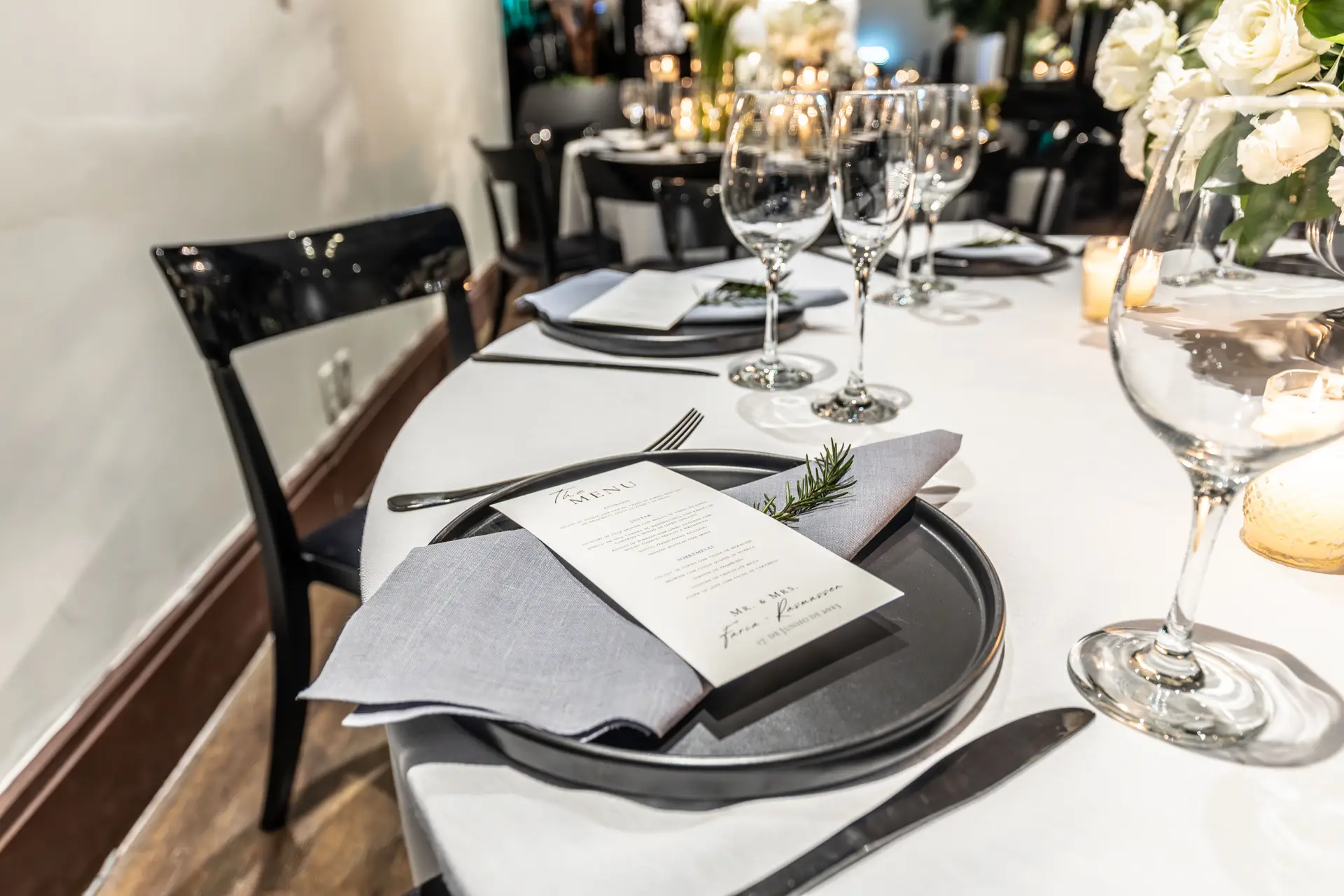 Fine dining details